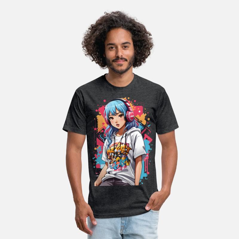 Anime kawaii girl urban style