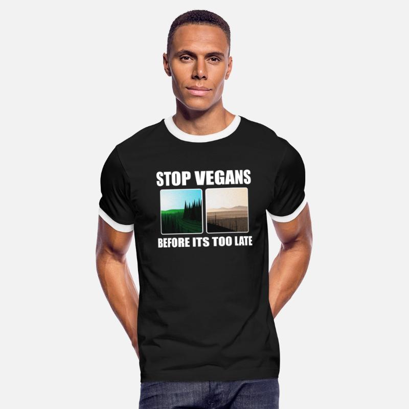 Anti Vegan - Stop Vegans Funny Design Meat Eater