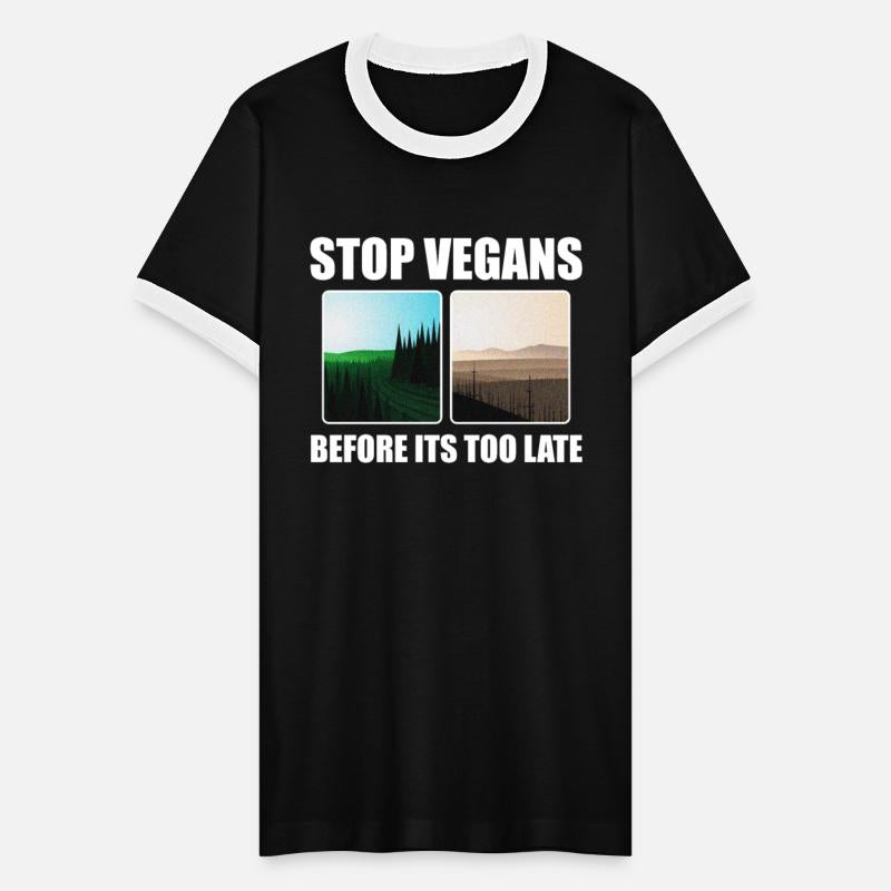 Anti Vegan - Stop Vegans Funny Design Meat Eater