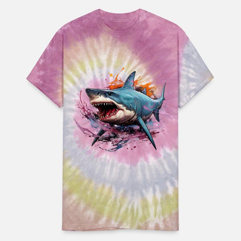 Apex Predator. Graffiti Style Tiger Shark.