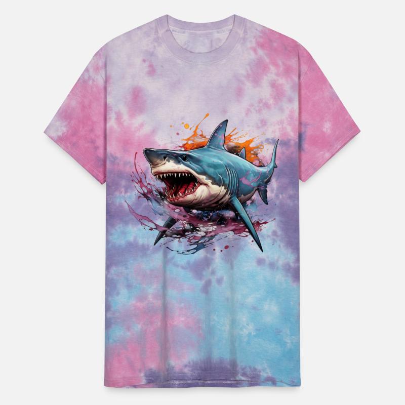 Apex Predator. Graffiti Style Tiger Shark.