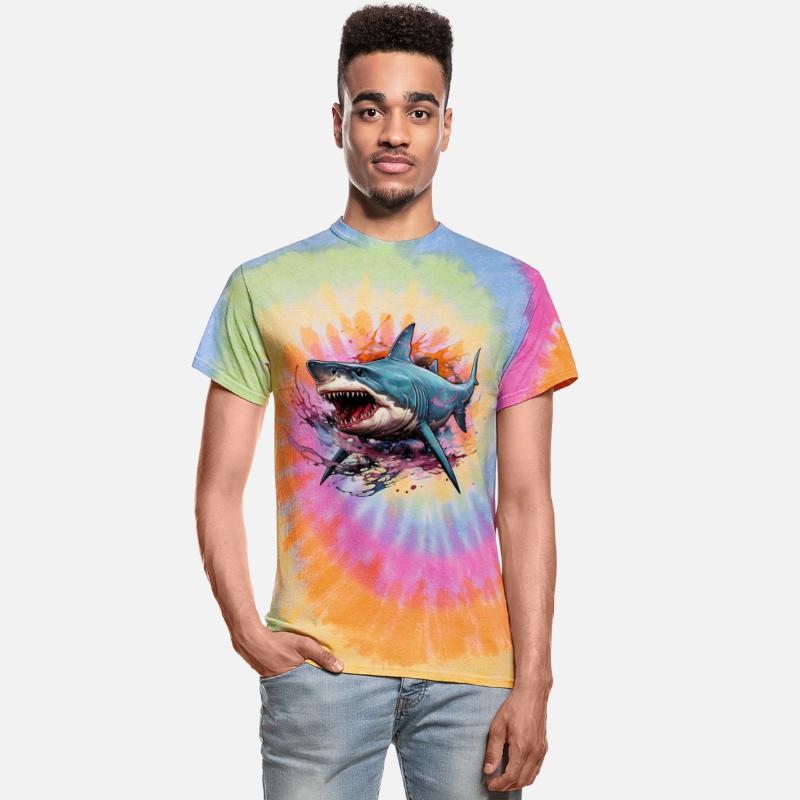 Apex Predator. Graffiti Style Tiger Shark.