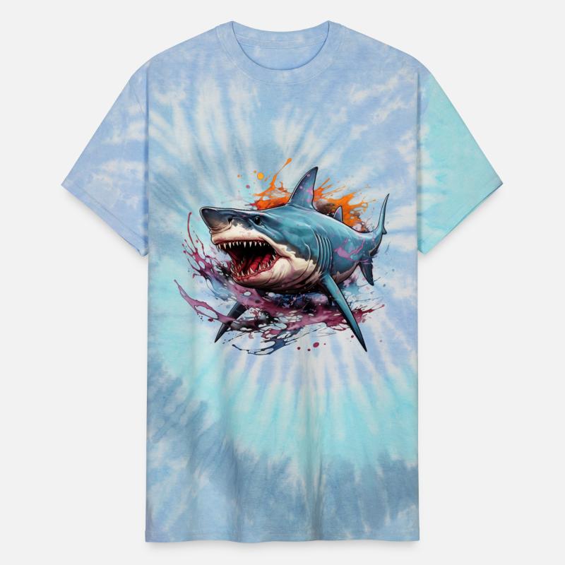 Apex Predator. Graffiti Style Tiger Shark.