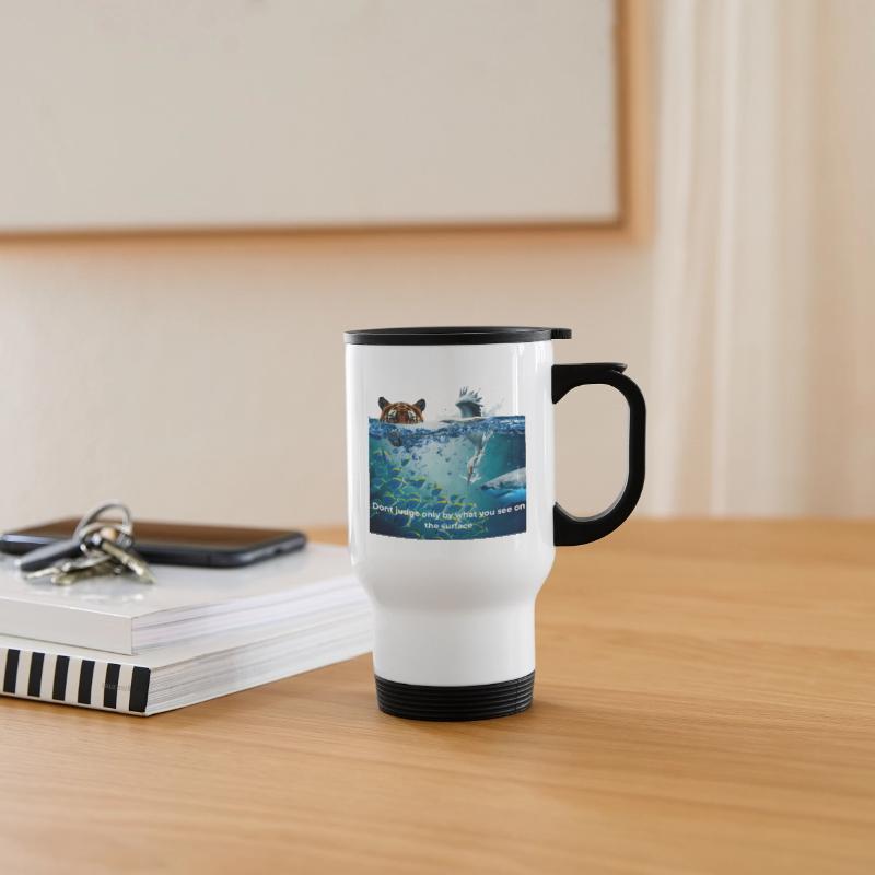 Aquatic Wildlife Reflection Design