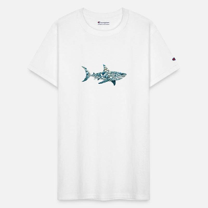 Arctic Mariner - Blue Pebble Art Shark