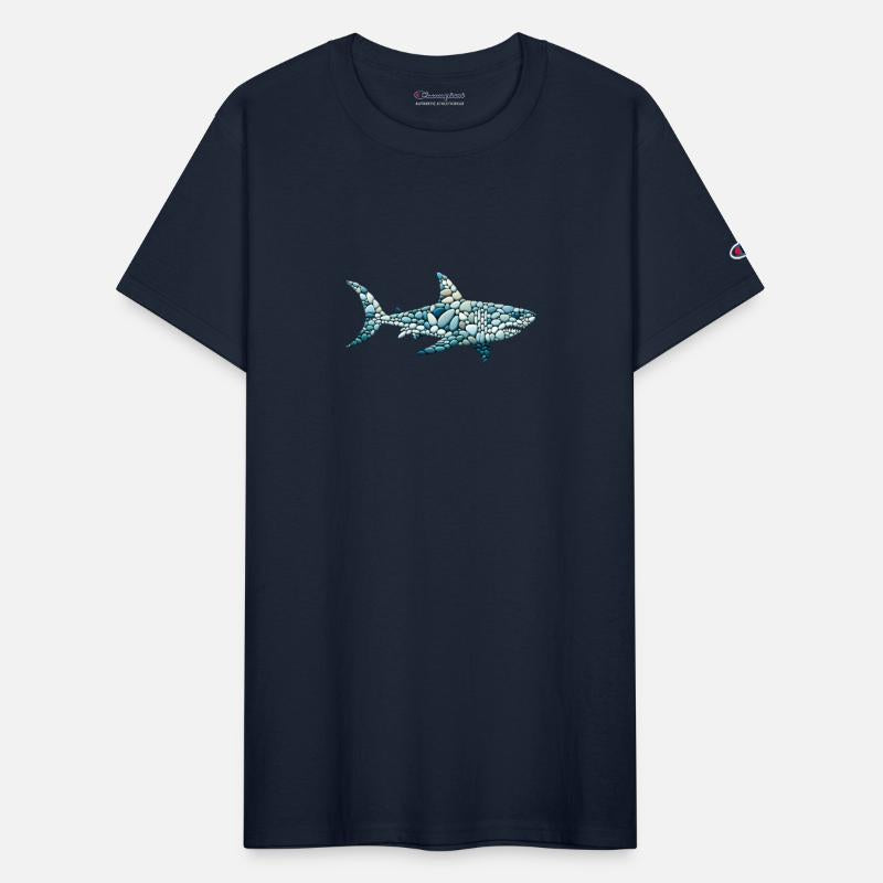 Arctic Mariner - Blue Pebble Art Shark