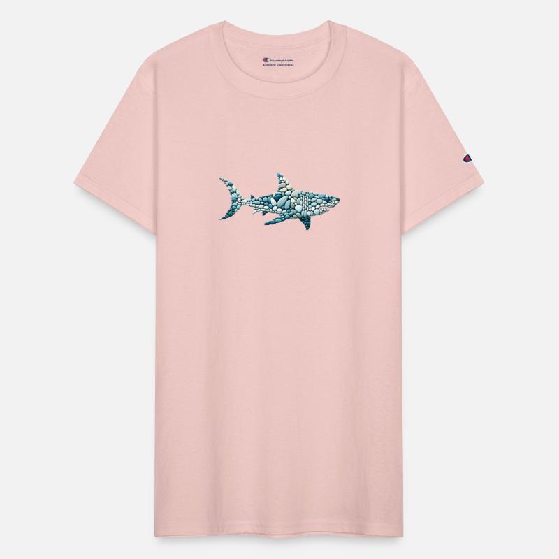 Arctic Mariner - Blue Pebble Art Shark