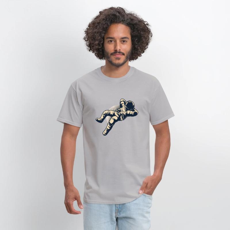 Astronaut taking a rest