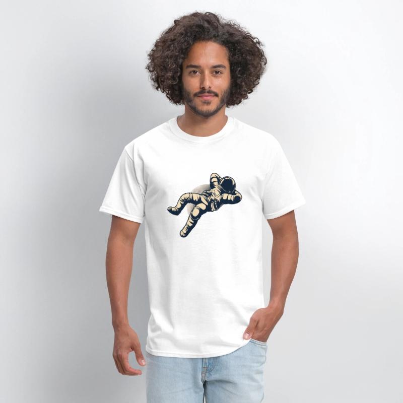 Astronaut taking a rest