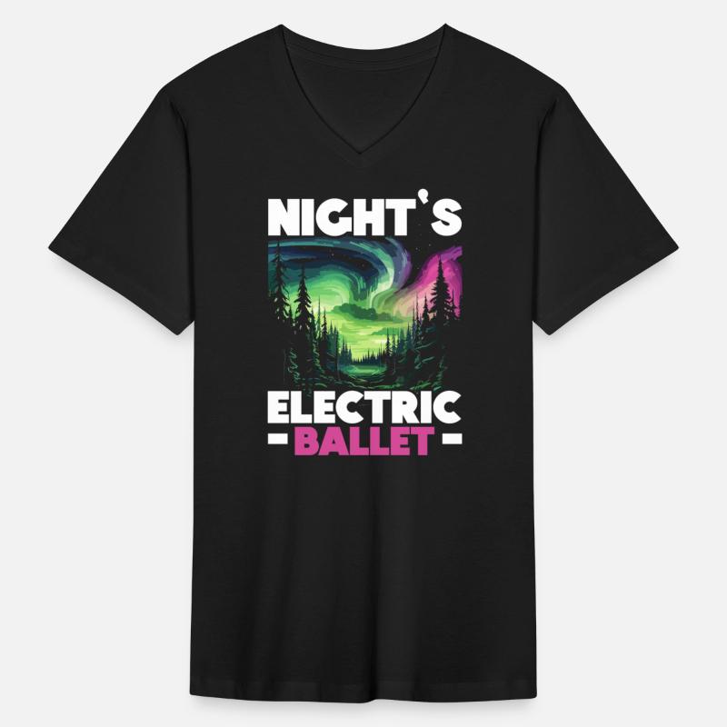 Aurora Borealis Dark Sky Nature Light Display