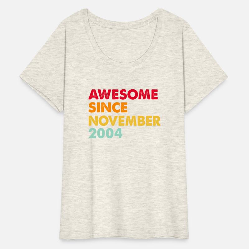 Awesome Since November 2004 18th Birthday Gifts