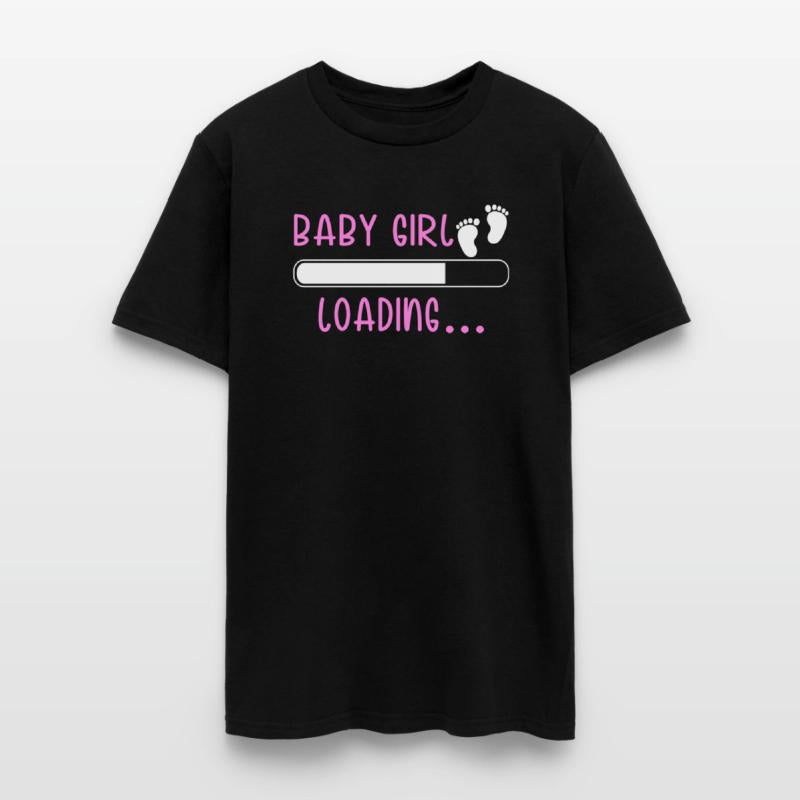 Baby girl loading tshirt. pregnancy gift shirt