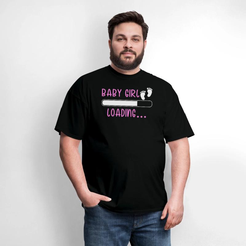 Baby girl loading tshirt. pregnancy gift shirt