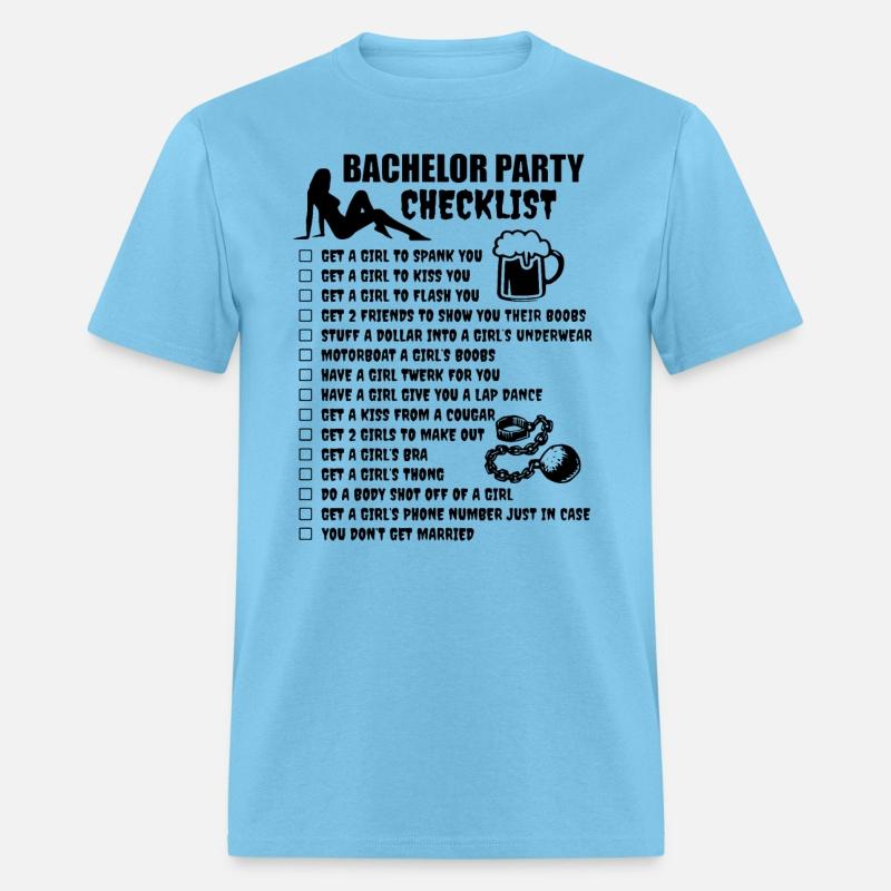 bachelor party checklist girlfriend