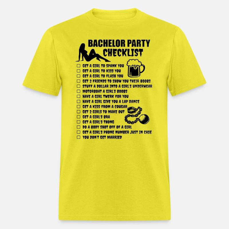bachelor party checklist girlfriend