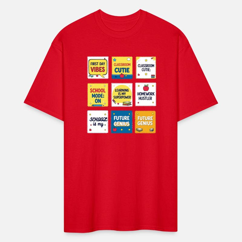 Back to School Sayings – Fun Cartoon Stamp Collect