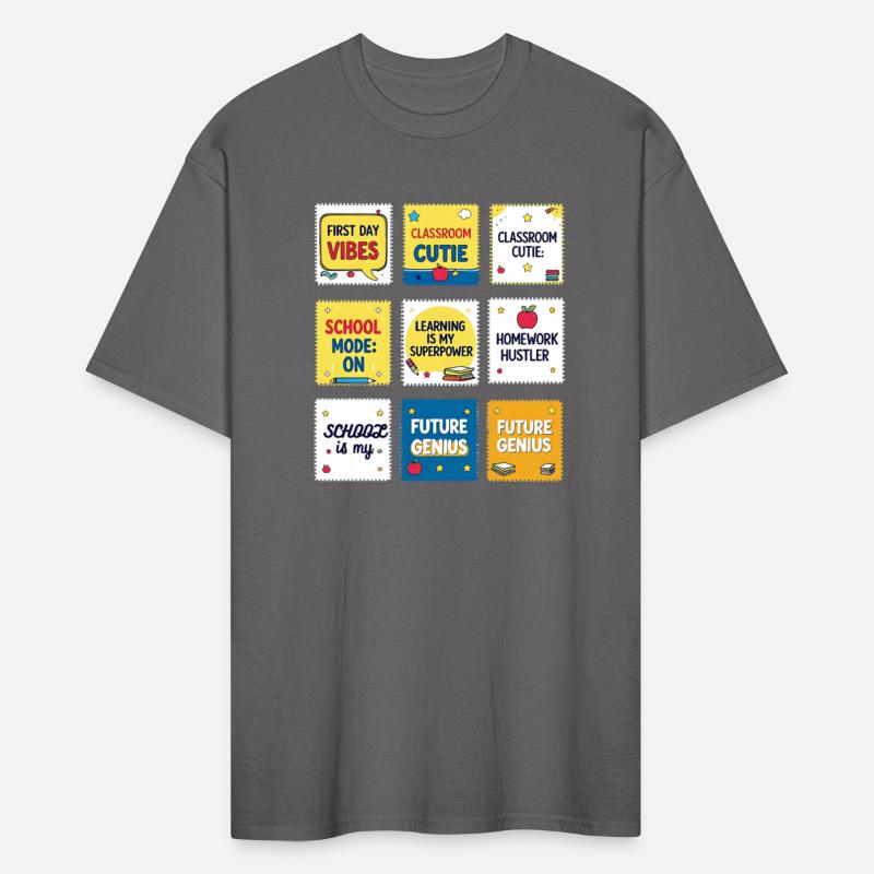 Back to School Sayings – Fun Cartoon Stamp Collect