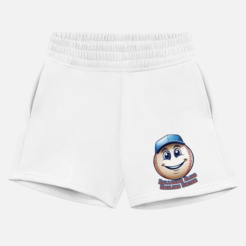 Ballgame Bliss Smiling Swish T shirt design