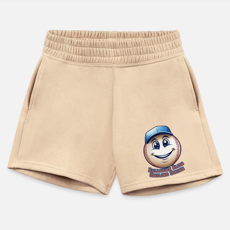 Ballgame Bliss Smiling Swish T shirt design