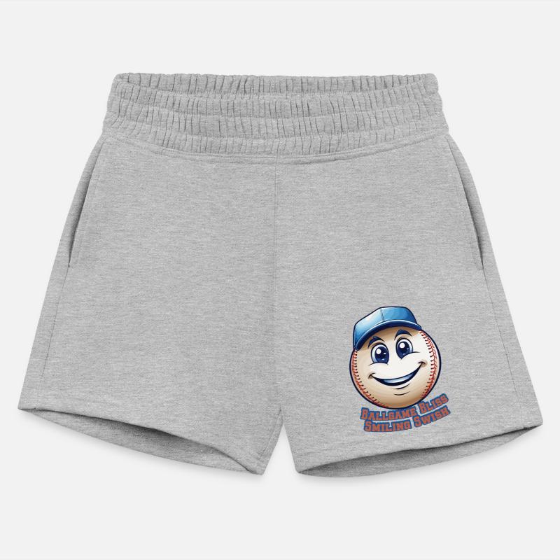 Ballgame Bliss Smiling Swish T shirt design