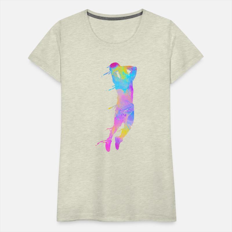 Basketball Colourful Splatters