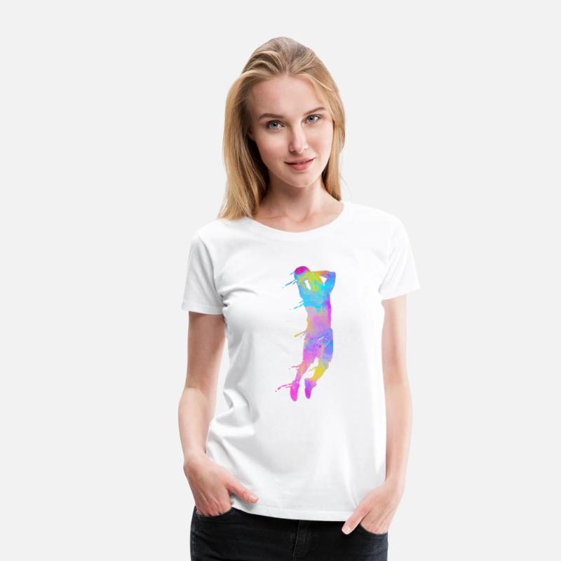 Basketball Colourful Splatters