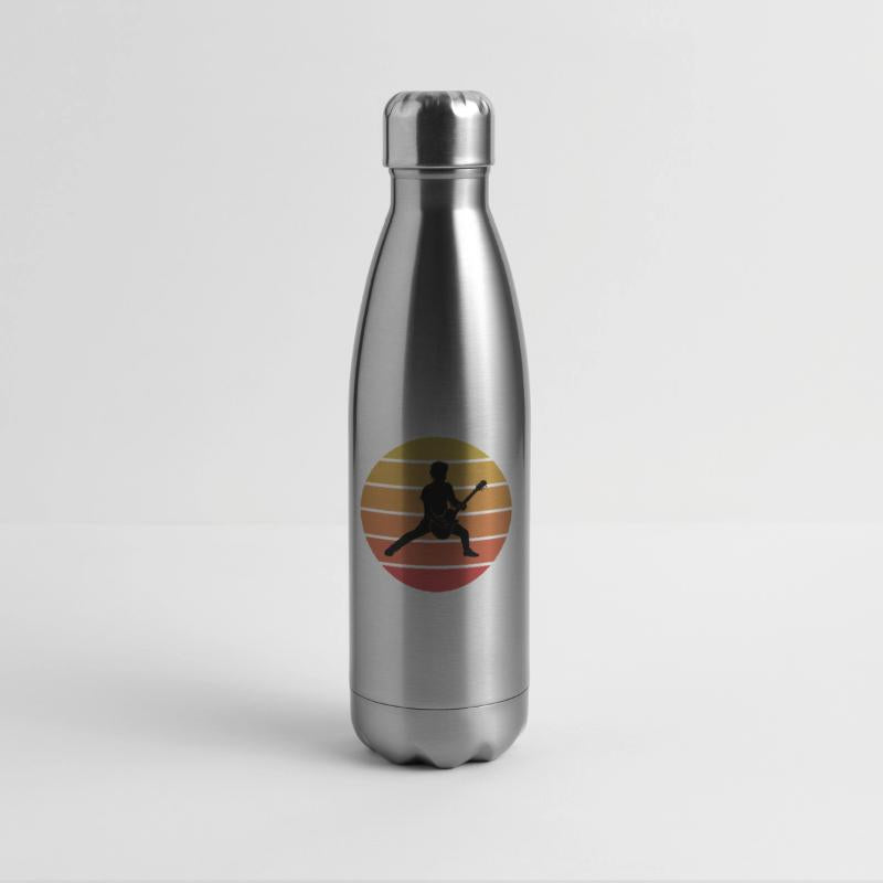 Bass Guitar Player Musician Bassist Vintage Retro