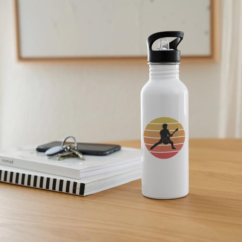 Bass Guitar Player Musician Bassist Vintage Retro