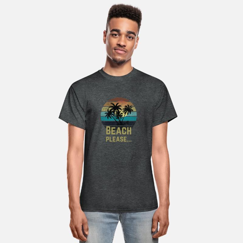 Beach Please Typography T shirt Design