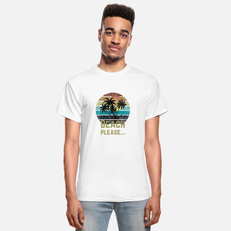 Beach Please Typography T shirt Design
