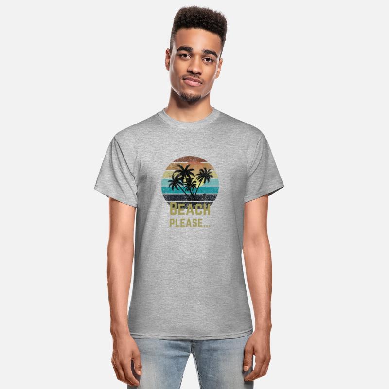 Beach Please Typography T shirt Design