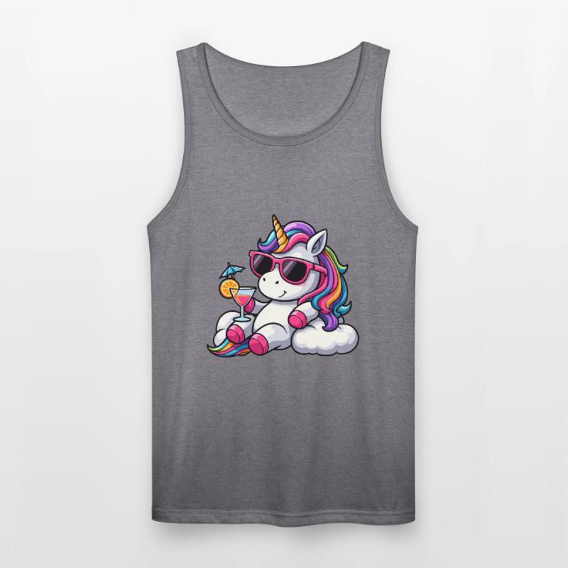 Beautiful unicorn rainbow clouds vacation relax