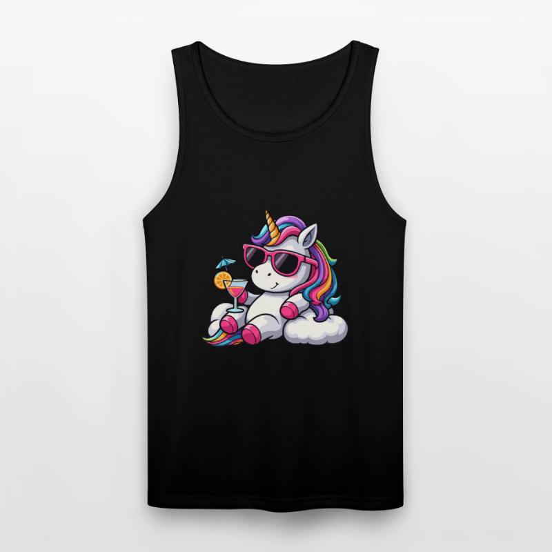 Beautiful unicorn rainbow clouds vacation relax