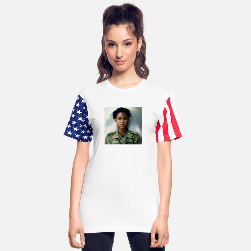 Beautiful US army combat medic painting