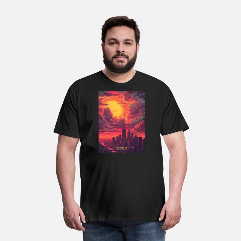 Beautiful View of Detroit MI