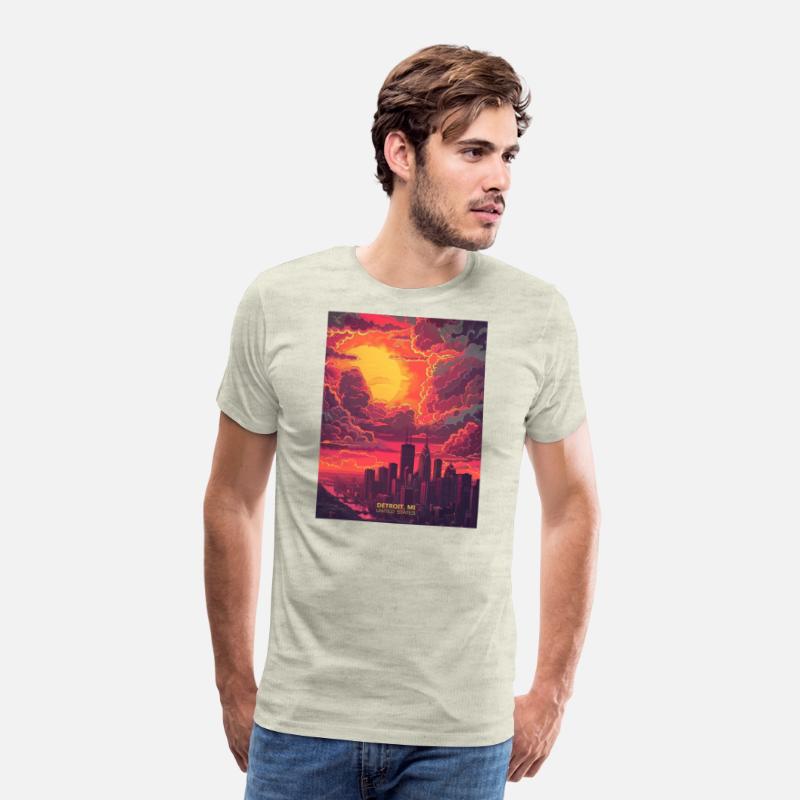 Beautiful View of Detroit MI