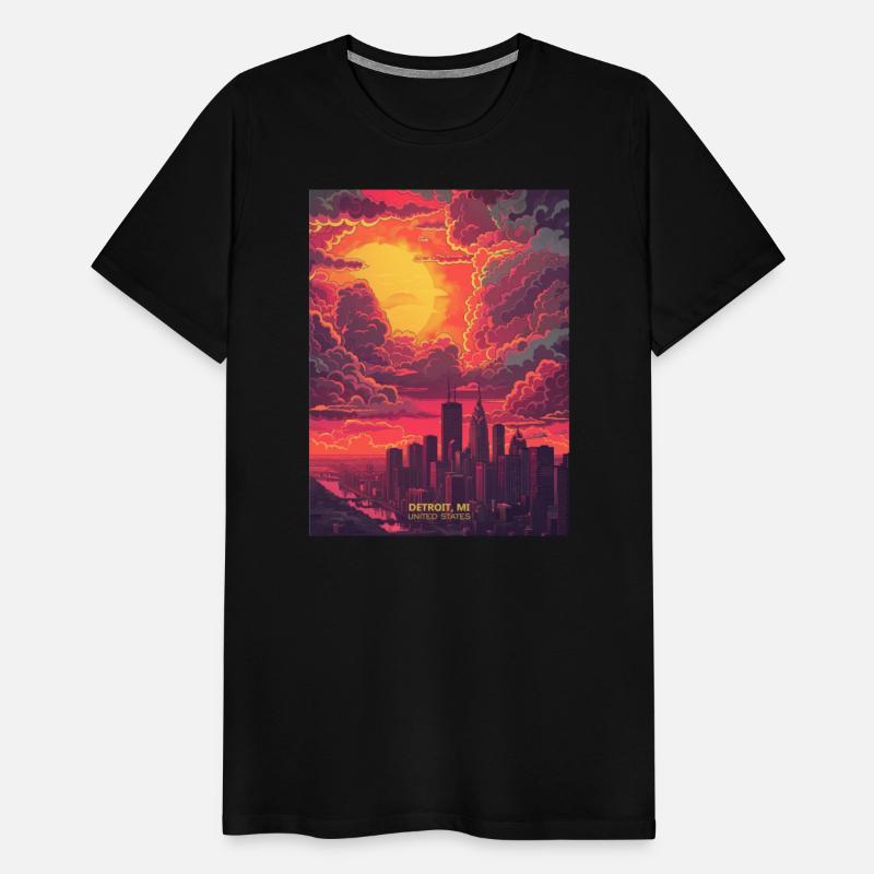 Beautiful View of Detroit MI