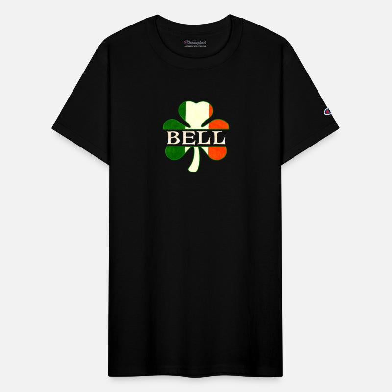 Bell Irish Surname Ireland Flag Shamrock