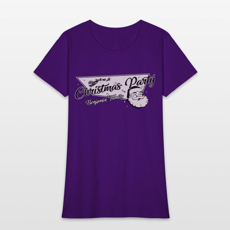 Benjamin Family Ready for Christmas Party