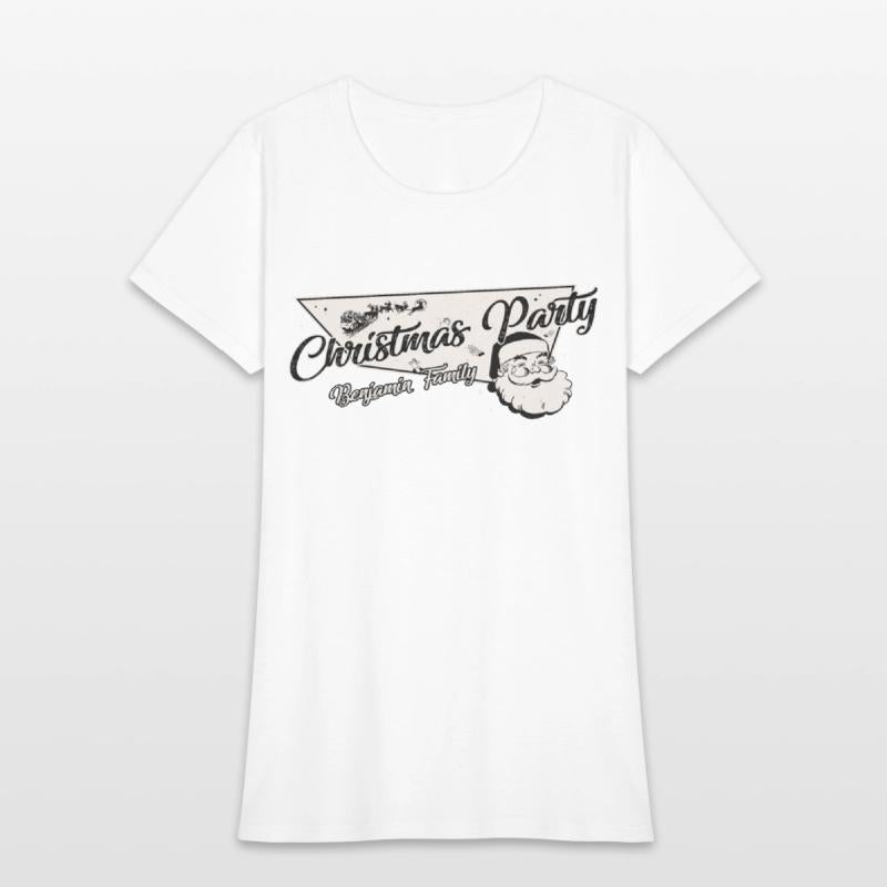 Benjamin Family Ready for Christmas Party