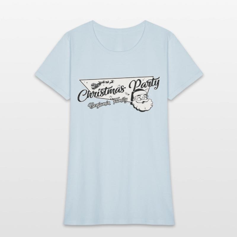 Benjamin Family Ready for Christmas Party