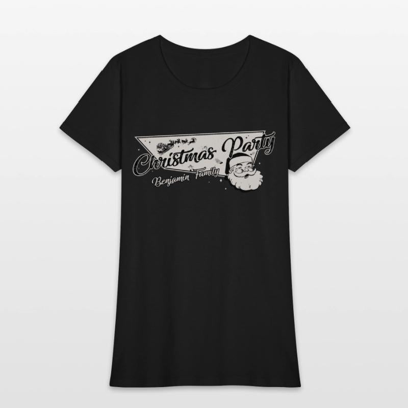 Benjamin Family Ready for Christmas Party