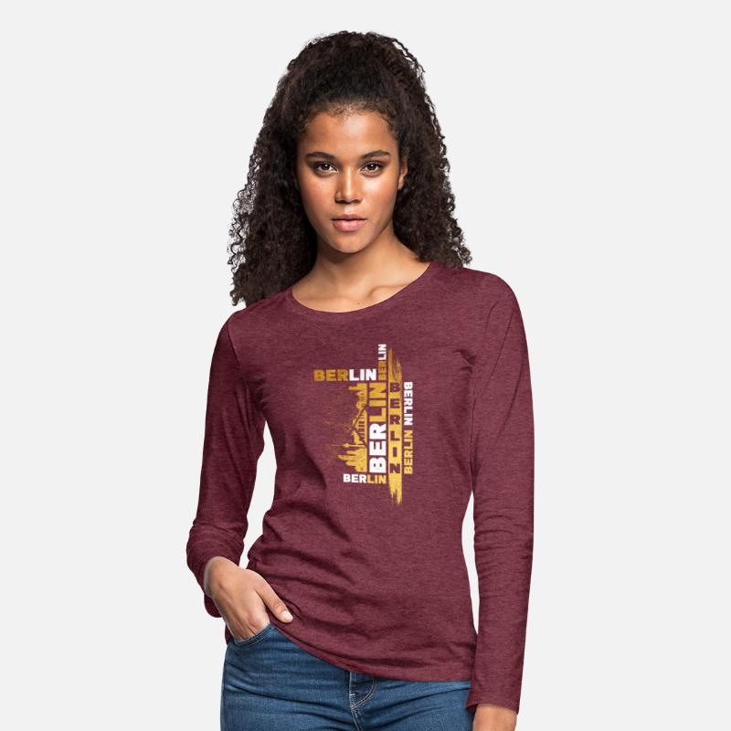 Berlin Germany German City Skyline Font Gold