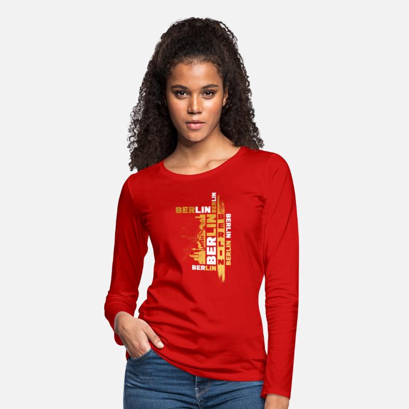 Berlin Germany German City Skyline Font Gold