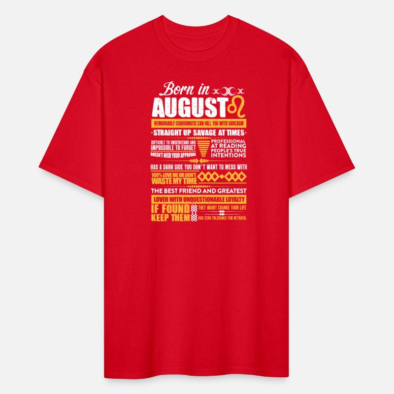 Birthday Born In August