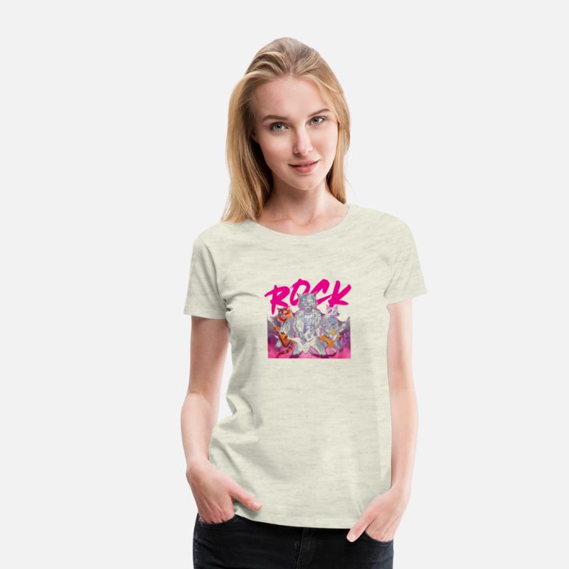 Black Cat Rock n Roll Music Lover Design