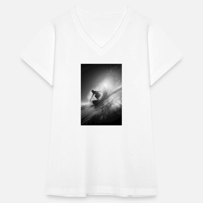 Black & White Surf Explosion