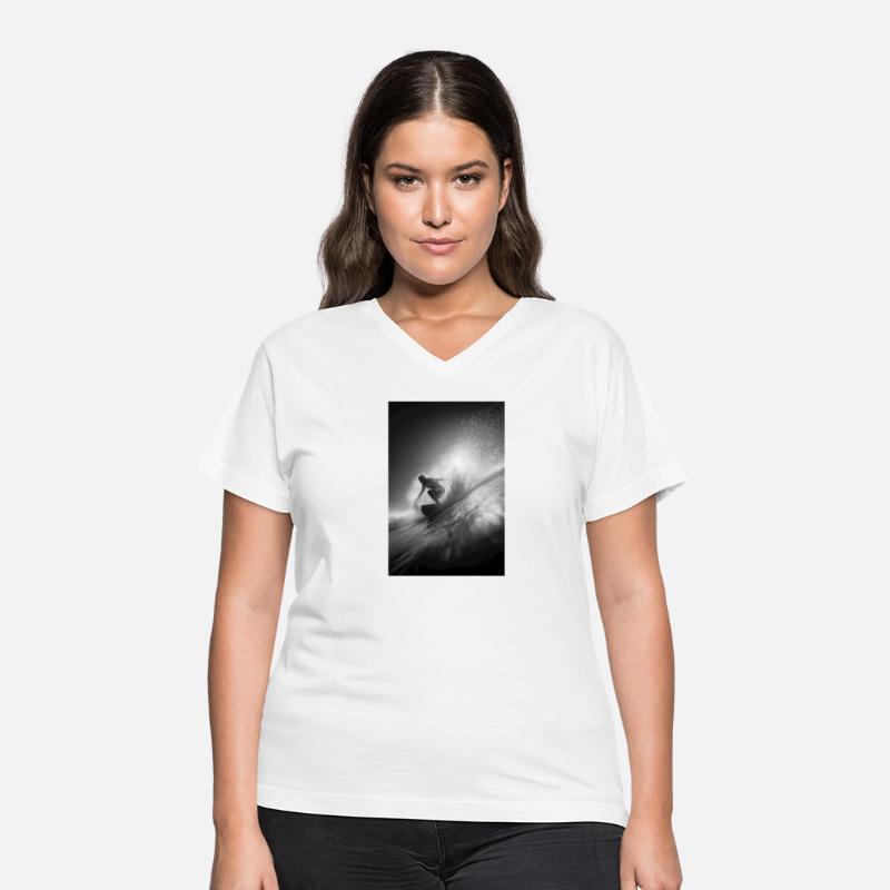 Black & White Surf Explosion