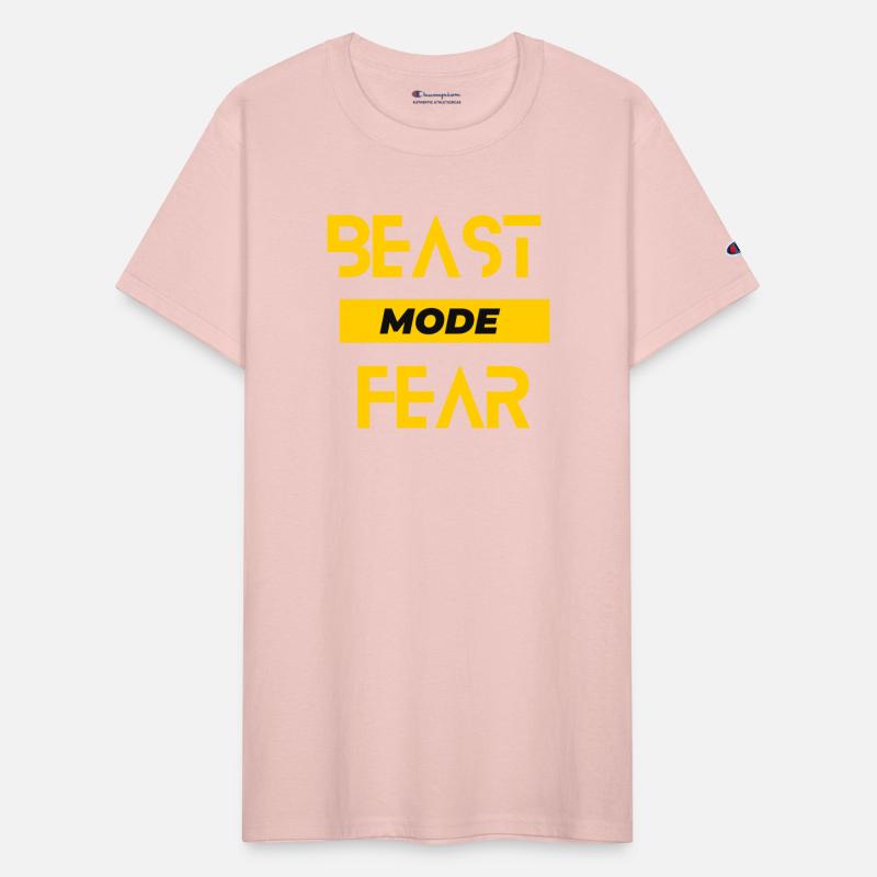 Black Yellow beast Typography T Shirt