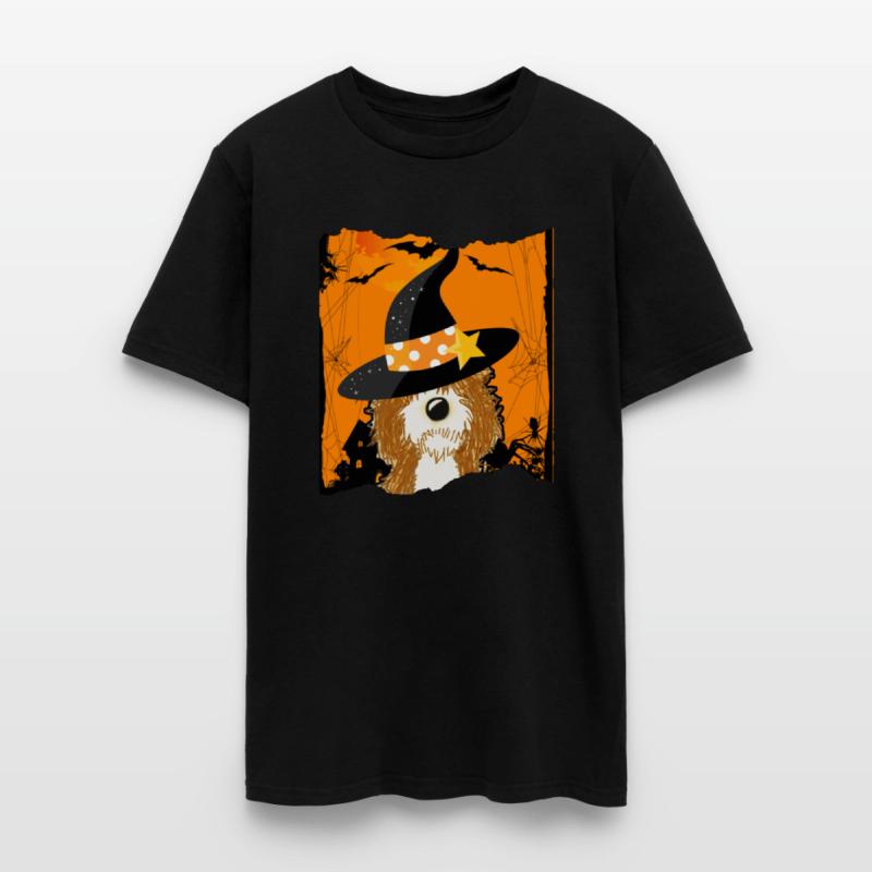 Blonde Bernedoodle Witch